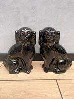 Twee antieke Staffordshire honden, Ophalen of Verzenden