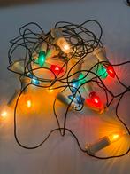 Oude, gekleurde lampjes, kerstverlichting, Diversen, Kerst, Ophalen of Verzenden, Gebruikt
