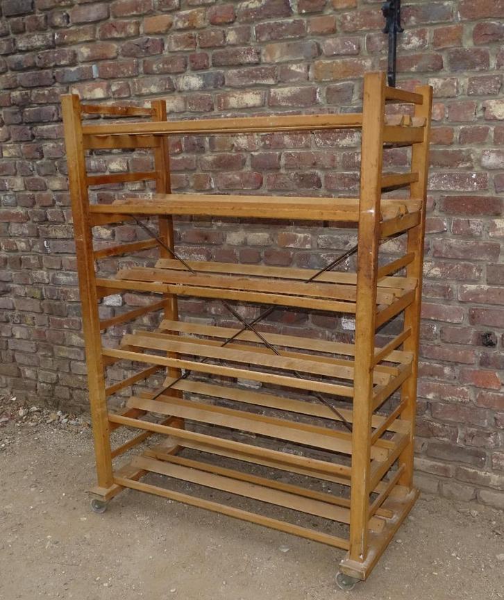 beukenhouten broodkar bakkersrek bakkerskar broodrek, Antiek en Kunst, Curiosa en Brocante, Ophalen