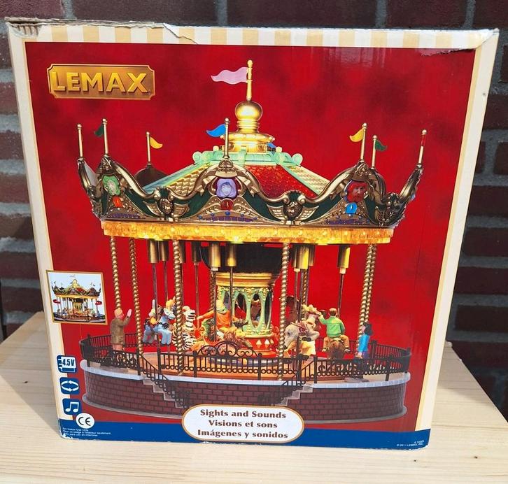 Lemax "Sunshine Carousel" #14325 Retired (Patricia), Diversen, Kerst, Ophalen of Verzenden