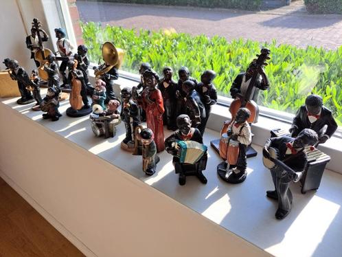 Unieke, zeer mooie 20-koppige muzikanten groep, Verzamelen, Beelden en Beeldjes, Zo goed als nieuw, Mens, Ophalen