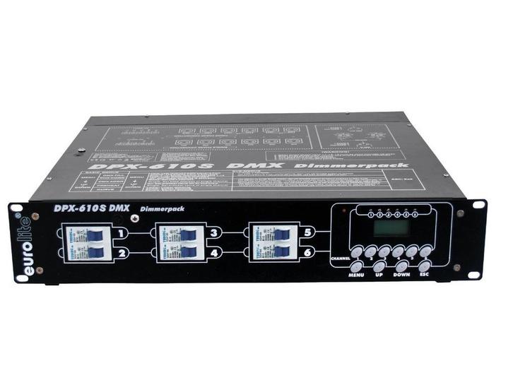 EUROLITE DPX-610 S DMX Dimmer Pack, Muziek en Instrumenten, Licht en Laser, Nieuw, Licht, Geluidgestuurd, Kleur, Stroboscoopeffect