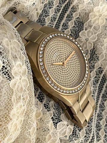 Vintage kristallen Guess horloge + alle toebehoren beschikbaar voor biedingen