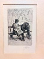 Kurt Peiser - Originele ets - Gesigneerd, Antiek en Kunst, Ophalen of Verzenden