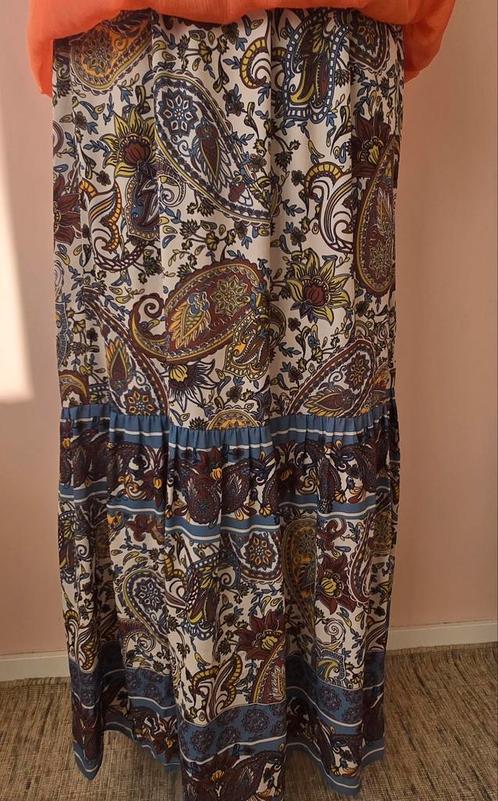 Lange kleurrijke rok, gevoerd | Heine maat 38, Kleding | Dames, Rokken, Gedragen, Maat 38/40 (M), Overige kleuren, Onder de knie