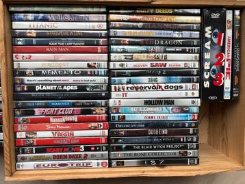 Doos vol dvd’s ca. 50 stuks beschikbaar voor biedingen
