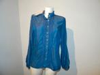 Studio Anneloes nieuwe jeans blouse blauw sier werkjes S/M