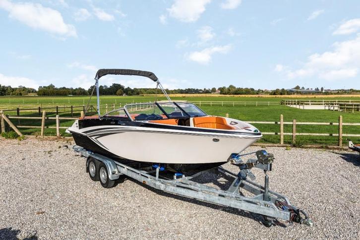 Glastron GT 205 Mercruiser 4.5 V6, Watersport en Boten, Speedboten, Gebruikt, 6 meter of meer, Benzine, 200 pk of meer, Polyester