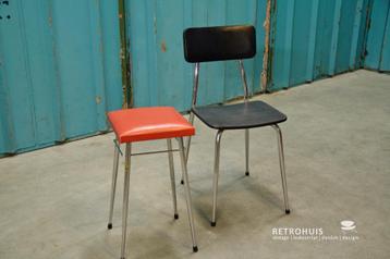 Set Brabantia kruk en stoel 1960s vintage industrieel