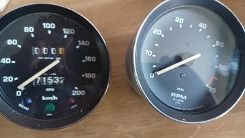 Toerenteller Kilometerteller Engelse oldtimer 10cm beschikbaar voor biedingen