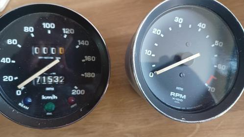 Toerenteller Kilometerteller Engelse oldtimer 10cm, Auto-onderdelen, Elektronica en Kabels, Oldtimer onderdelen, Triumph, Gebruikt