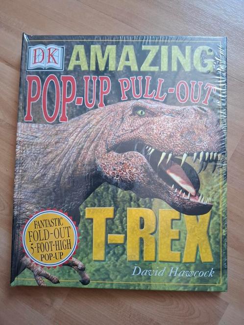 Nieuw Popup + pull out boek TRex dinosaurus. Engelstalig., Boeken, Prentenboeken en Plaatjesalbums, Nieuw, Ophalen of Verzenden