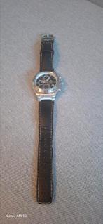 Casio  Edifici  Chronograph 100 meter, Casio, Leer, Staal, Polshorloge