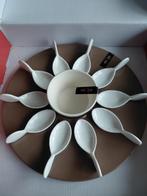 esQue Porseleinen Hors d'oeuve Set - 11-delig, Ophalen of Verzenden, Gebruikt, Overige materialen, Bestekset