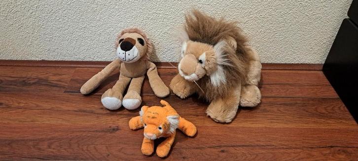 3 Leeuwen knuffels., Kinderen en Baby's, Speelgoed | Knuffels en Pluche, Zo goed als nieuw, Overige typen, Ophalen of Verzenden