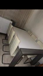 Tafel , salon tafel ,6 stoel, Ophalen of Verzenden