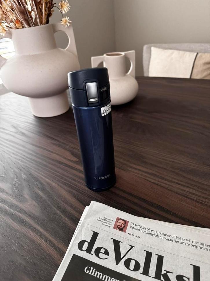 Zojirushi thermoskan / reisbeker bijna niet te evenaren, Caravans en Kamperen, Kampeeraccessoires, Zo goed als nieuw, Ophalen of Verzenden