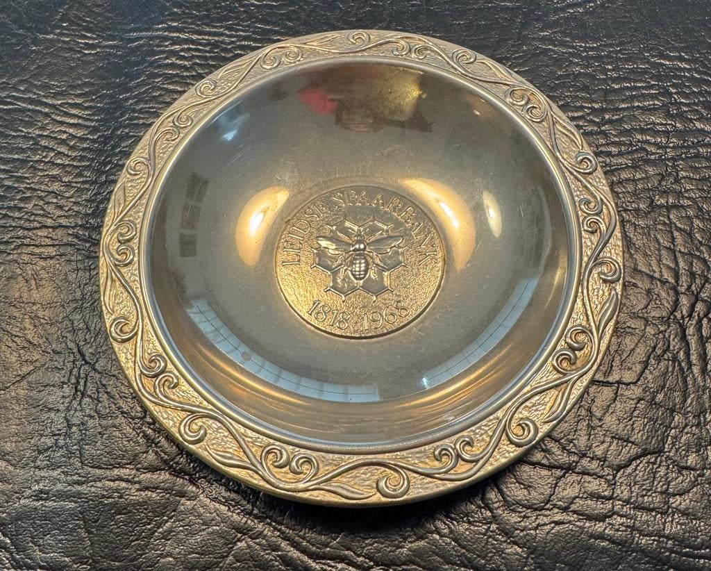 muntbakje geldbakje Leidse Spaarbank 1818 - 1968 Leiden bank, Ophalen of Verzenden, Overige typen