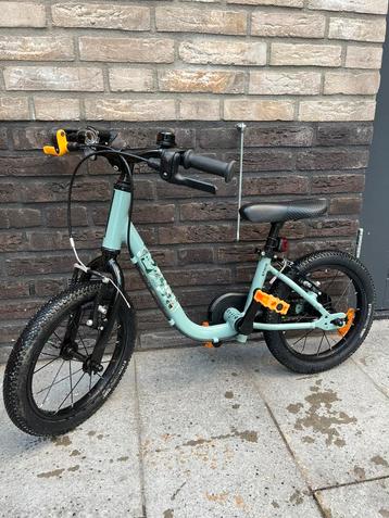 BTWIN kinderfiets/loopfiets 3-5 jaar 14 inch groen beschikbaar voor biedingen