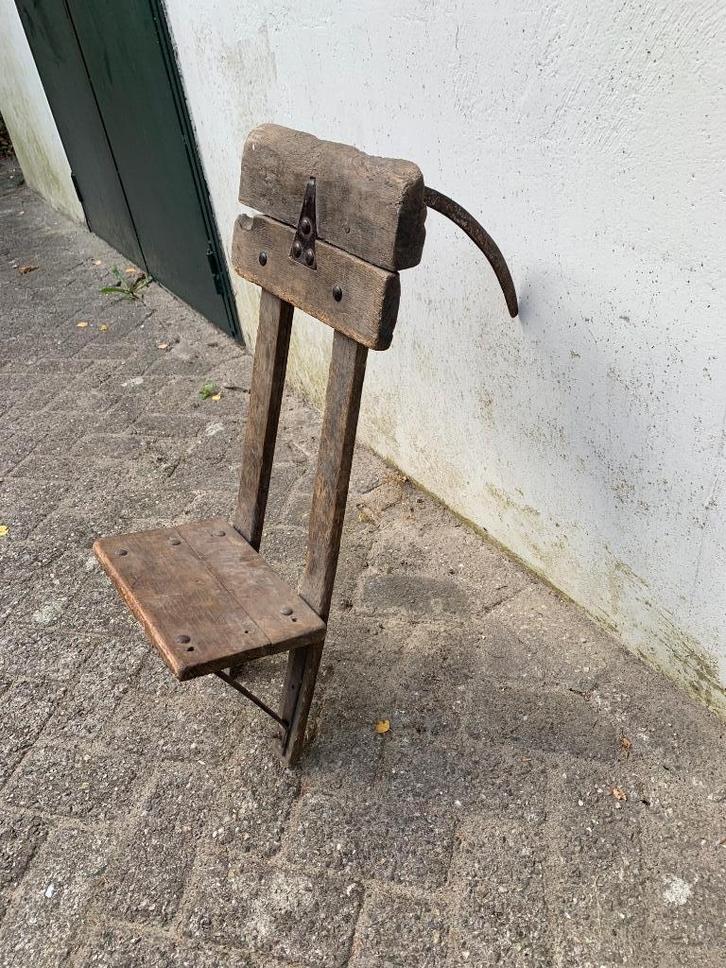 Antieke rietdekkersstoel, Doe-het-zelf en Verbouw, Gereedschap | Machine-onderdelen en Toebehoren, Gebruikt, Ophalen