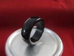 Bandring zwarte agaat, Sieraden, Tassen en Uiterlijk, Ringen, Overige materialen, Verzenden, 19 tot 20, Zwart