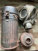 WW2 vroeg Duits gasmasker met FPNr., Verzamelen, Militaria | Tweede Wereldoorlog, Ophalen of Verzenden, Landmacht, Duitsland, Overige typen