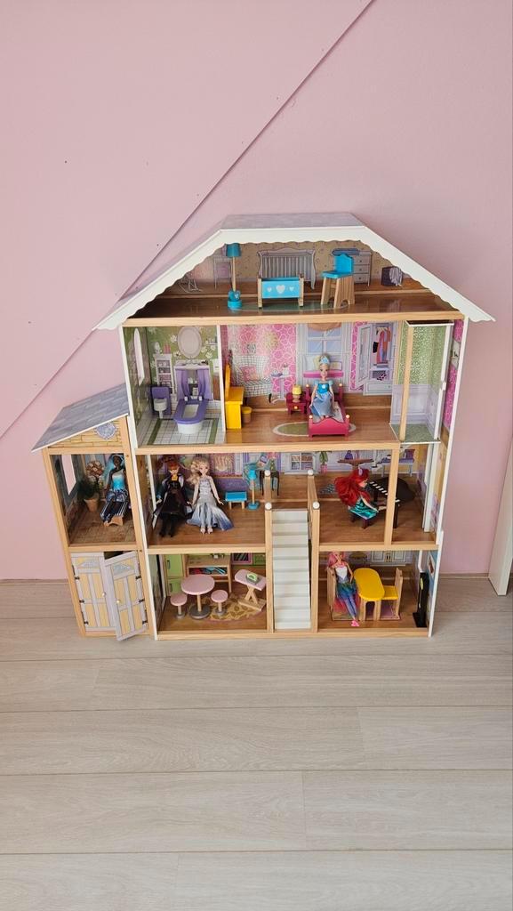 Poppenhuis, Kinderen en Baby's, Speelgoed | Poppenhuizen, Zo goed als nieuw, Ophalen of Verzenden
