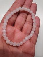 Rose Quartz Bead Bracelet expandable chakra, Ophalen of Verzenden, Zo goed als nieuw