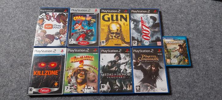 Playstation Games PS2, Spelcomputers en Games, Games | Sony PlayStation 2, Zo goed als nieuw, Avontuur en Actie, 2 spelers, Vanaf 3 jaar