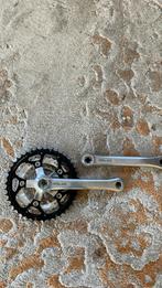 Shimano FC-M563 lx crankstel mtb jaren 90, Ophalen, Zo goed als nieuw, Mountainbike, Crankstel of Pedalen