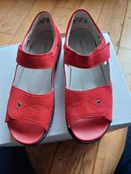 Comfort schoen/ sandaal rood maat 39 leer, Kleding | Dames, Schoenen, Nieuw, Ophalen of Verzenden, Rood