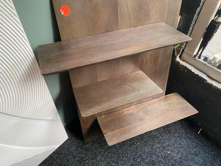 Mangohouten Wandrek 60x90 Japandi Stijl, Huis en Inrichting, Woonaccessoires | Wandplanken en Boekenplanken, Gebruikt, Ophalen