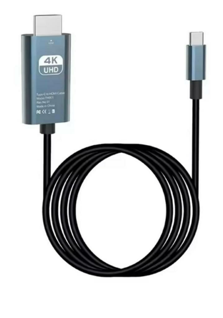 USB-C naar HDMI adapter voor 4K smartphone en notebook TV, Computers en Software, Dockingstations, Nieuw, Laptop, Ophalen of Verzenden