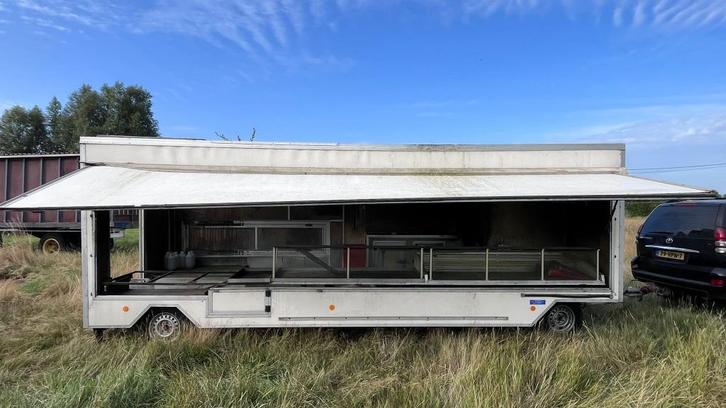 Verkoopwagen, marktwagen Gebr. Scheirlinckx, Brandschade, Auto diversen, Overige Auto diversen, Ophalen