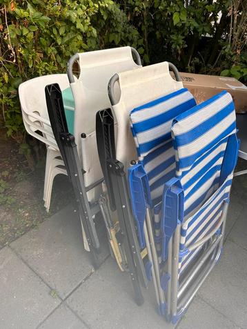 Campingstoelen/strandstoelen beschikbaar voor biedingen