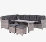 Blue Bird Lounge Dining set 5 delig van Garden impression, Zo goed als nieuw, Loungeset, Wicker, Ophalen of Verzenden