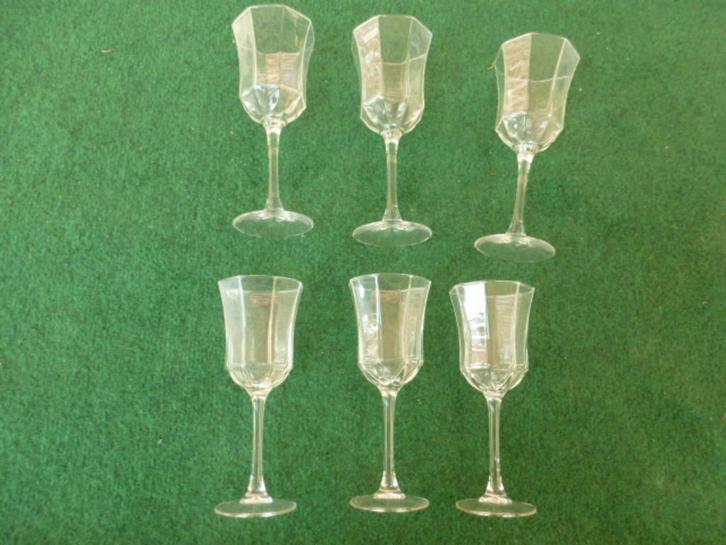 NIEUW 6 mooie port of sherry glazen 16 cm hoog, Huis en Inrichting, Keuken | Servies, Nieuw, Glas of Glazen, Glas, Ophalen of Verzenden