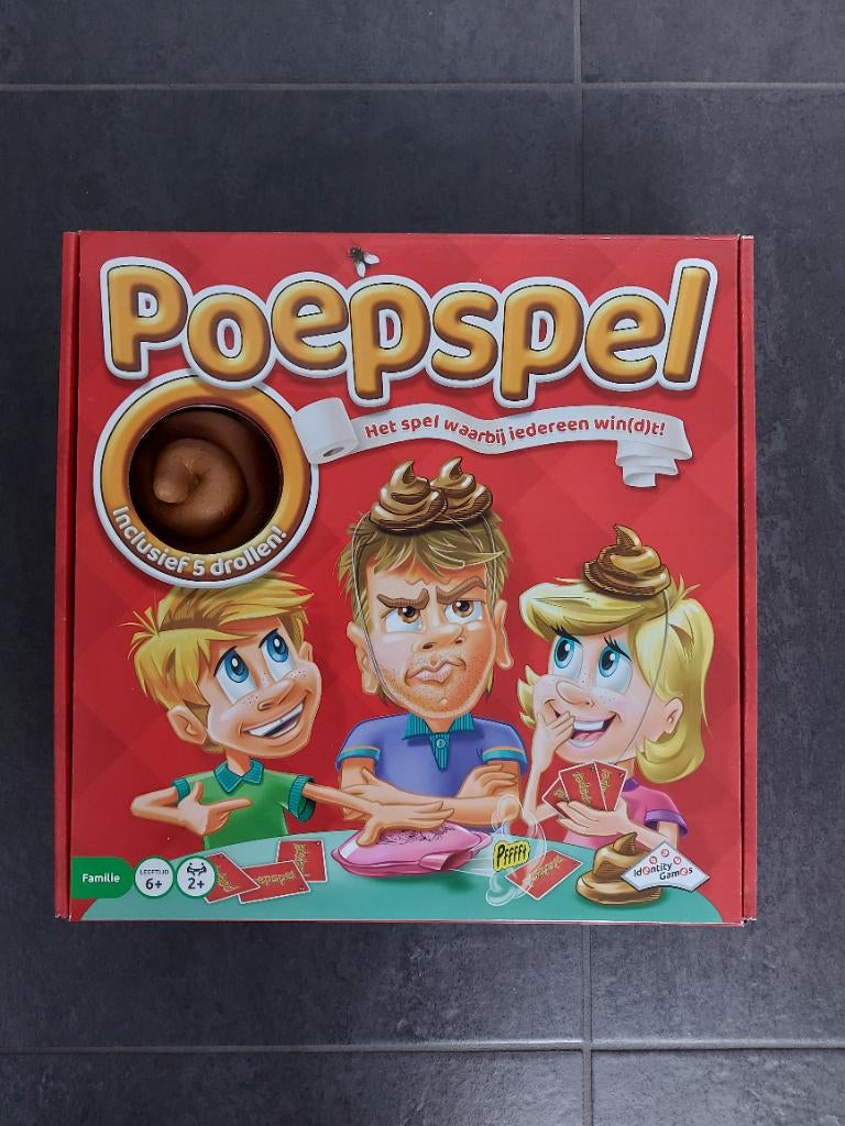 Poepspel NIEUW, Ophalen, Nieuw, Identity Games