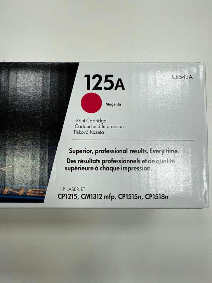 HP 125A Magenta Toner Cartridge - Nieuw CB543A, Computers en Software, Printerbenodigdheden, Nieuw, Toner, Ophalen of Verzenden
