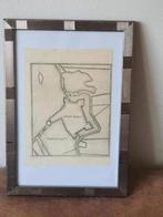 plattegrond Zwartsluis Caspar Merian, 1670 Swart Sluys, Ophalen