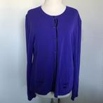 Marccain vestje paars N5 viscose, Kleding | Dames, Ophalen of Verzenden, Zo goed als nieuw, Paars