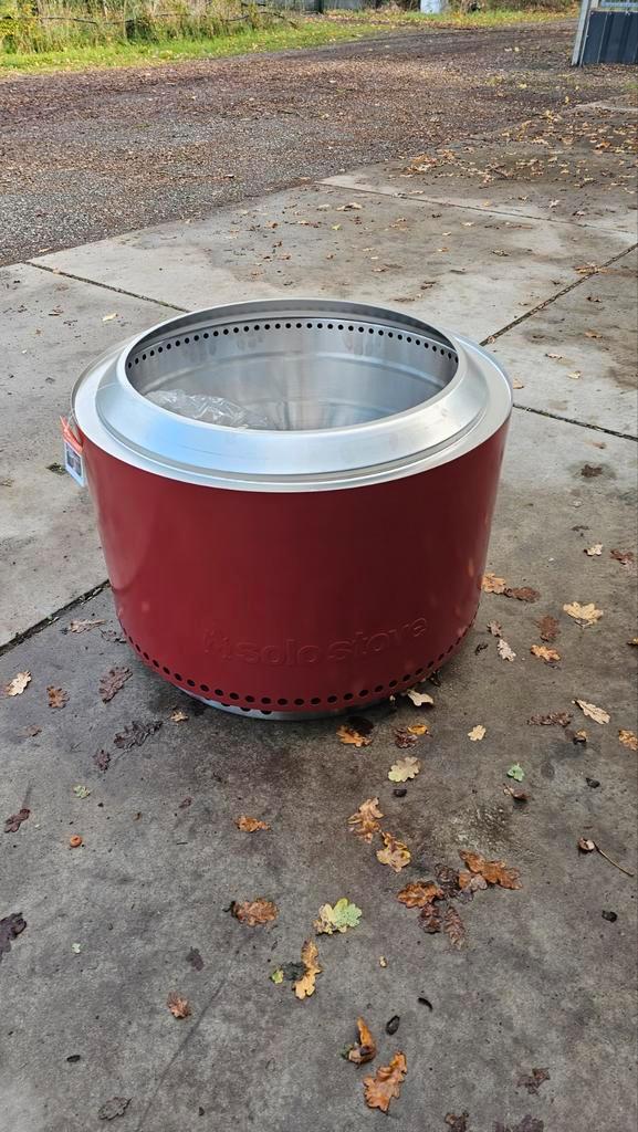 Solo Stove Yukon Vuurkorf - Rood, Tuin en Terras, Vuurkorven, Nieuw, Vuurkorf, Ophalen of Verzenden