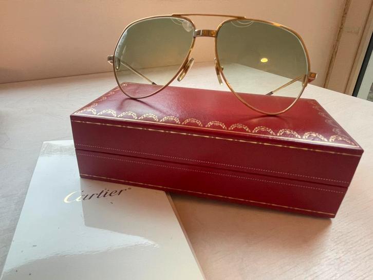 Vintage Cartier Vendome Santos sunglasses/zonnebril, Sieraden, Tassen en Uiterlijk, Zonnebrillen en Brillen | Heren, Gebruikt