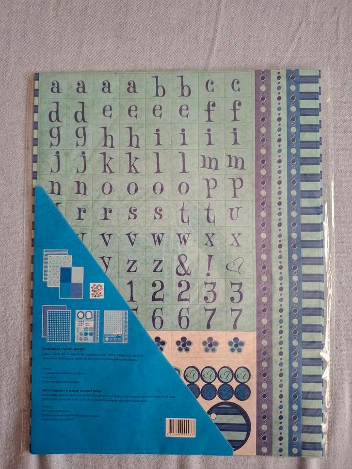 2x Nieuw Hobby Scrapbook Pakket, Hobby en Vrije tijd, Scrapbooking, Nieuw, Overige typen, Overige merken, Ophalen of Verzenden
