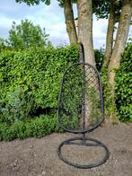 Hangstoel van wicker, Tuin en Terras, Tuinstoelen, Ophalen, Zo goed als nieuw, Wicker