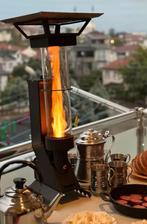 Terrasverwarmer Pelletkachel met Vlammenspel, Ophalen of Verzenden, Nieuw