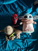 3 yoda knuffels en darth maul van star wars, Ophalen of Verzenden