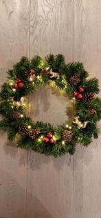 Prachtige! Nieuwe handgemaakte kerstkrans - deurkrans, Huis en Inrichting, Woonaccessoires | Kransen, Ophalen of Verzenden, Nieuw