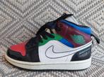 Nike Jordan 1 Mid SE Black White Multi-Color 37.5, Gedragen, Ophalen of Verzenden, Nike Jordan, Sneakers of Gympen