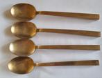 Gouden bronzen koffie thee lepeltjes merk GA of GH, Antiek en Kunst, Ophalen of Verzenden